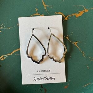 & Other Stories Silver Loop Earring